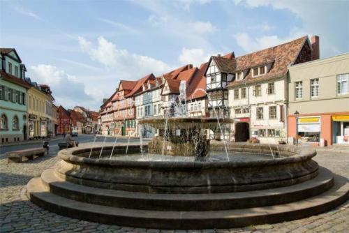 Hotel Pension St Nikolai Quedlinburg Exterior foto